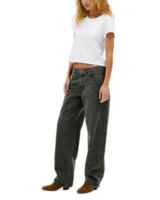 Ella Mid Rise Tapered Jeans in Keystone Mountain