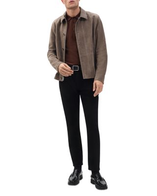 Lightweight Downing Cashmere Polo Shirt