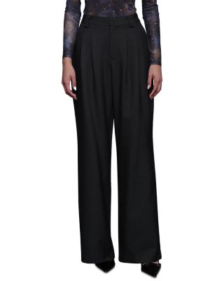 High Rise Contrast Stripe Pants