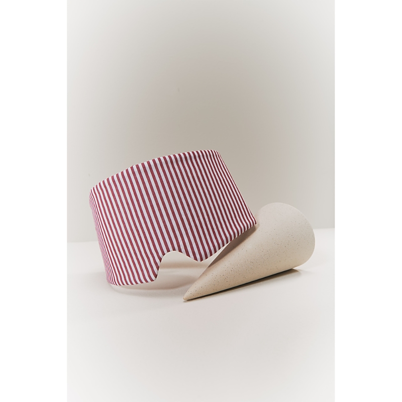 Frette Passage Poplin Eye Mask In Burgundy