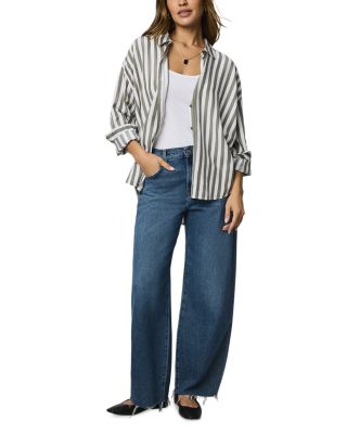 Ella Striped Button Down Shirt