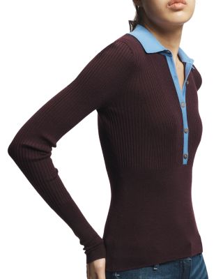 Cillian Ribbed Polo Sweater