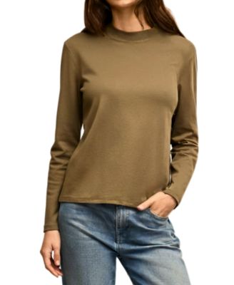  Raquel Long-Sleeve Tee Organic Pima Cotton