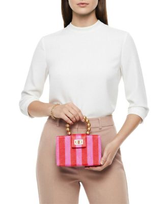  The Louisa Woven Straw Clutch Bag