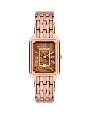 Raquel Three-Hand Date Rose Gold-Tone Stainless Steel Watch, 26mm x 40mm