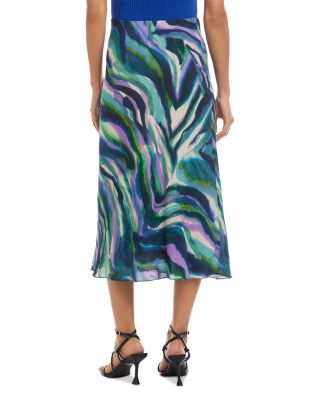 Bias Cut Midi Skirt