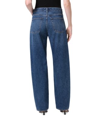Arc High Rise Straight Crisscross Jeans in Form