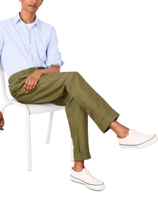 Younes Cotton Linen Check Shirt