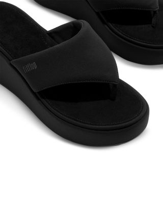 Women's Platform Wedge Thong Sandals