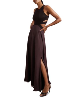 Cutout Sleeveless Maxi Dress