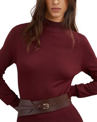 Belted Knitted Midi Dress