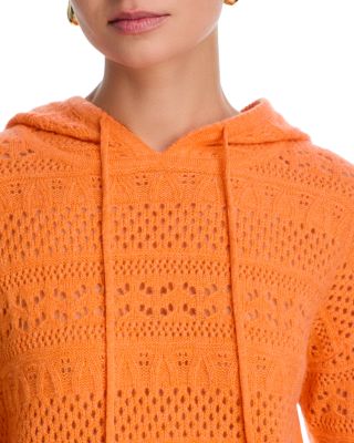 100% Pointelle Hoodie Sweater - Exclusive