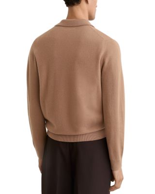 Zip Through Argyle Sweater