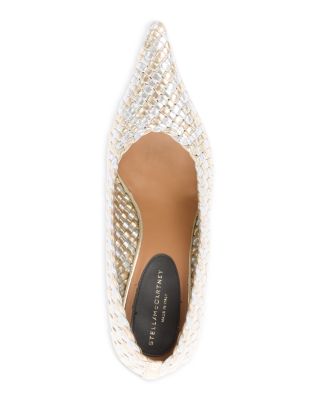 Women's Elsa Metallic Woven Pumps