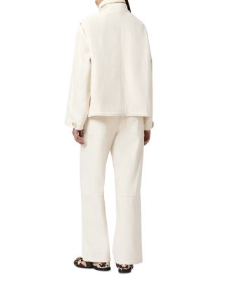 Tay Mid Rise Carpenter Jeans in Ecru White