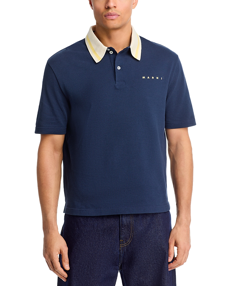 Marni Contrast Collar Polo