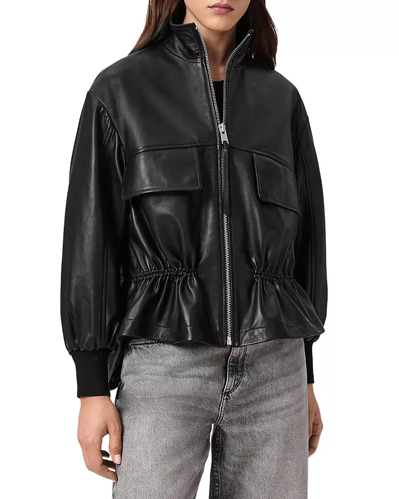 Allsaints Flor Leather Jacket