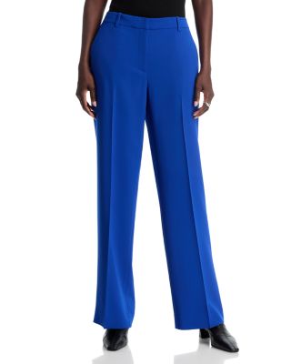 Peak Lapel Blazer & Gates Full Leg Pants