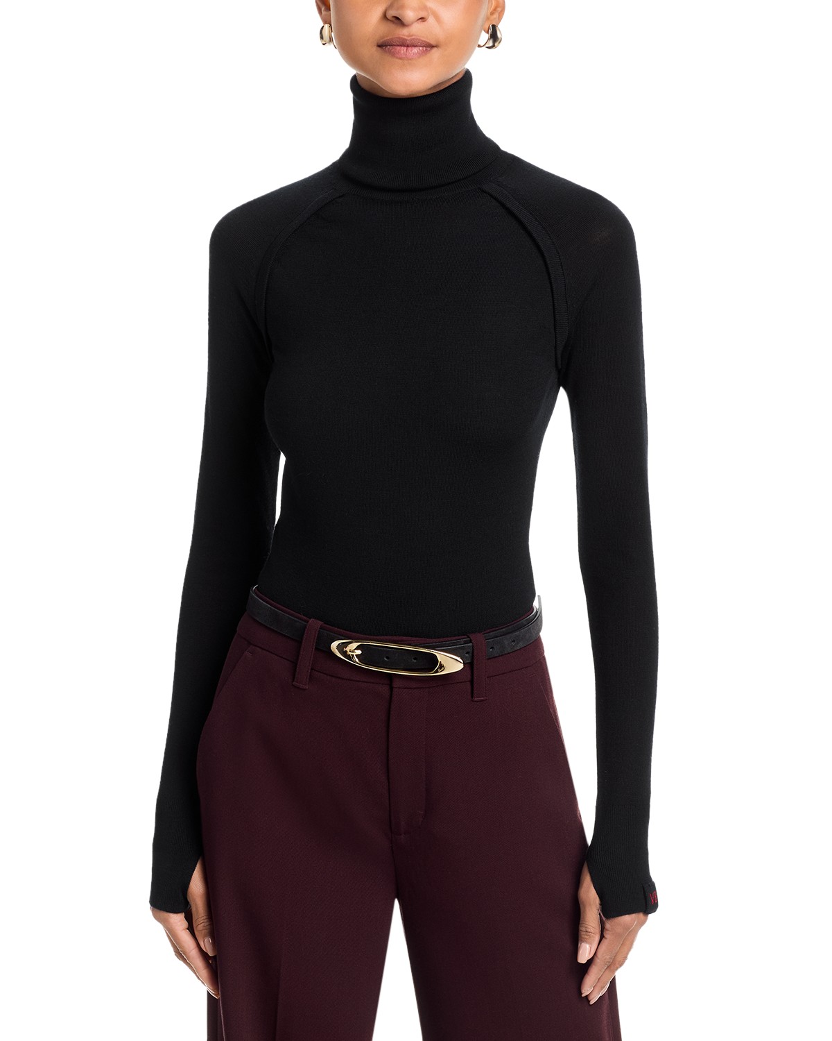 Victoria Beckham Turtleneck Sweater in Black