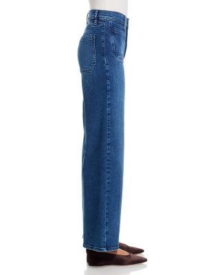 Le Slim Palazzo Modernist Pocket Jeans in Iberia