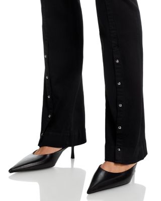 Manhattan High Rise Bootcut Jeans in Black Shadow