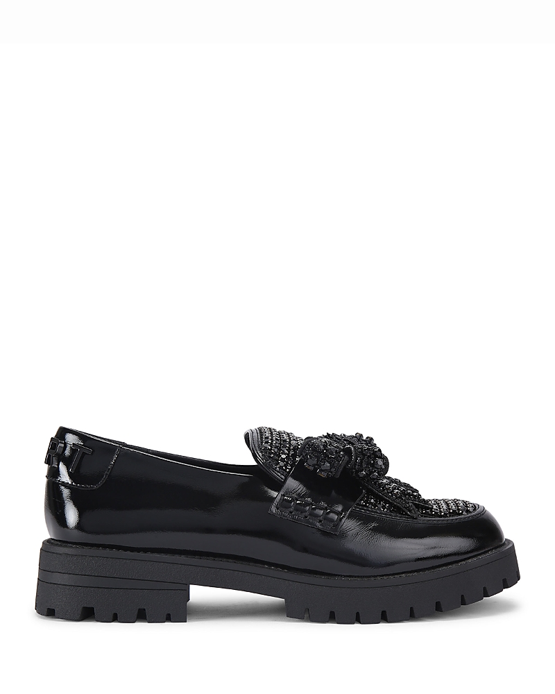 Kurt Geiger London Women's Bow Crystal Loafers
