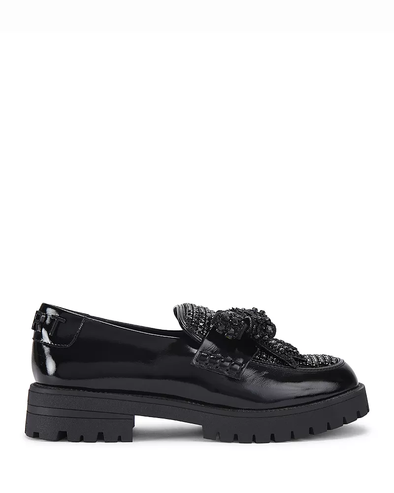 Kurt Geiger London Women's Bow Crystal Loafers