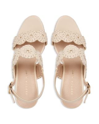 Women's Laurin Leather High Heel Wedge Sandals