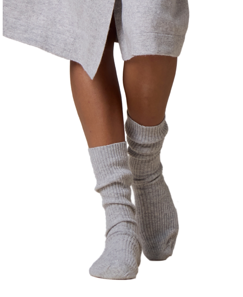 Kip. Merino Cashmere Sleep Socks In Multi