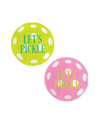  Pickleball Social Club "Let's Pickle" Paper Cocktail Napkins, Set of 20