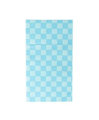  Harlequin Checkered Paper Guest Napkins, Set of 16