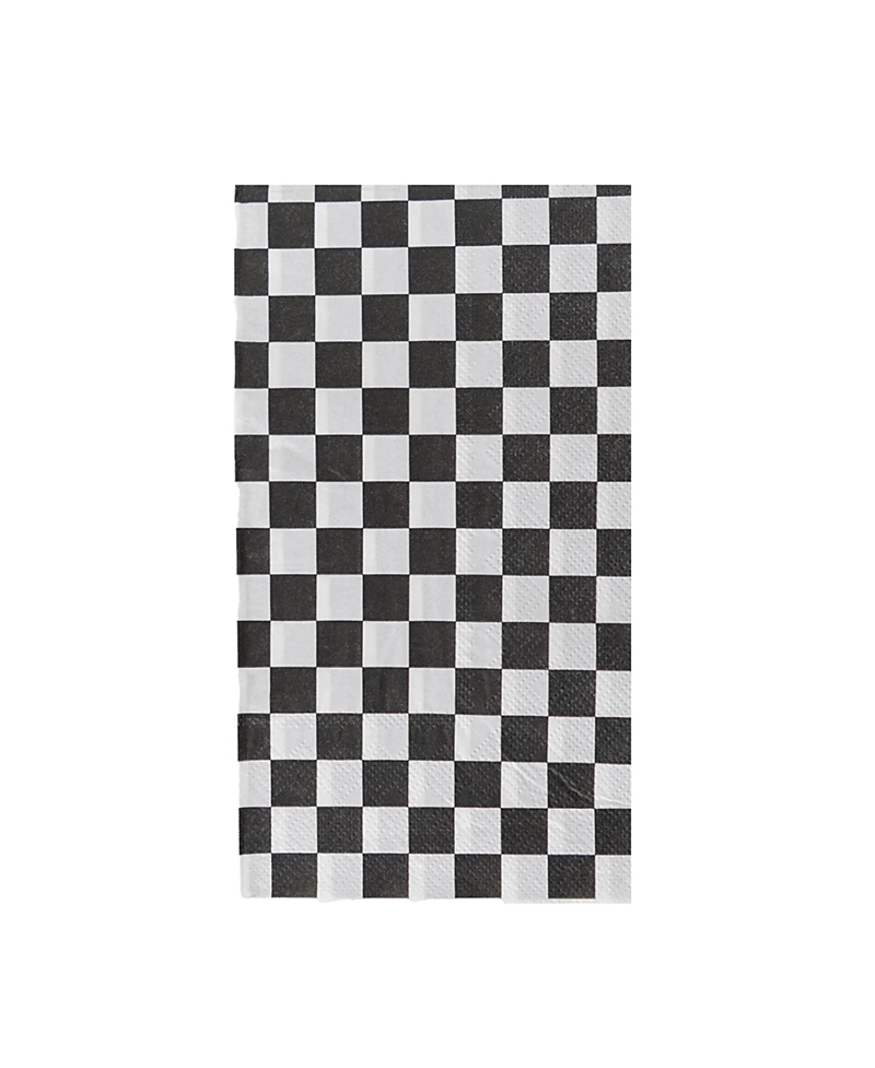 Jollity & Co Harlequin Checkered Paper Guest Napkins, Set Of 16