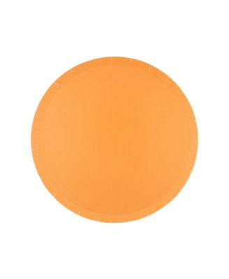  Solid Shade Colors,  Paper Party Dessert Plates, Set of 8