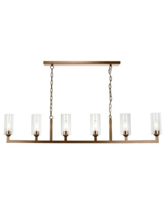 Linear 6 Light Chandelier