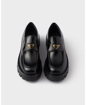  Women's Brushed Leather Loafers