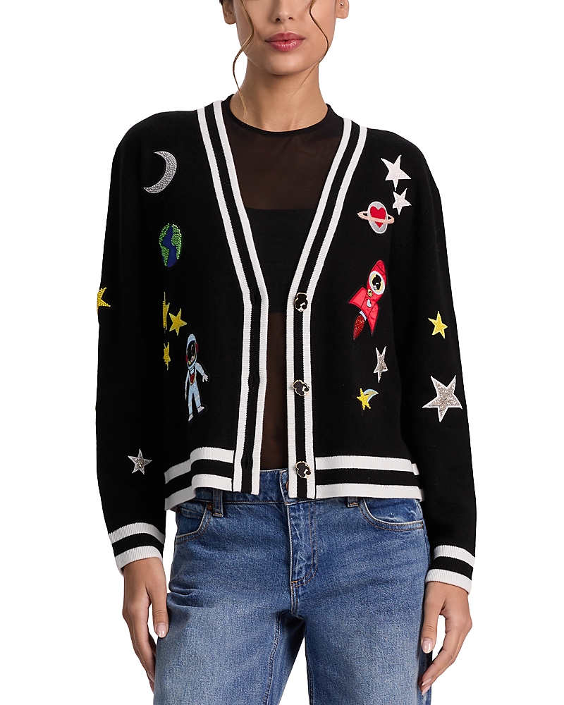 Alice and Olivia Bradley Space Staceface Cardigan