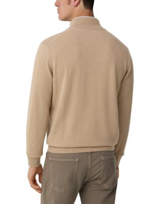 Full-Zip Cashmere Wool Sweater