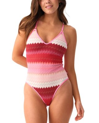 Margot Striped Swimsuit