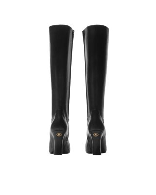 Women&#39;s Leather Trinket High Boots