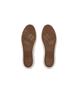  Check Nylon Blend Sneakers