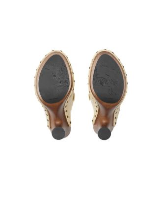 Women's Leather Potter Clogs