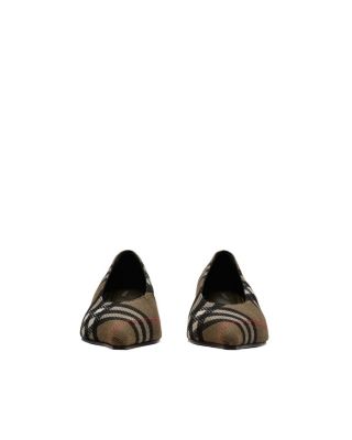 Women's Check Cameo Low Pumps