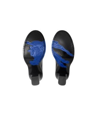 Women&#39;s Leather Cadet Heeled Loafers