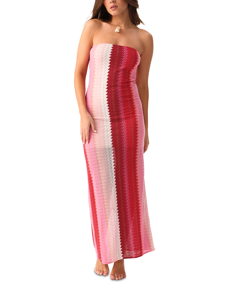 Pq Swim Jane Strapless Dress Swim Cover-Up