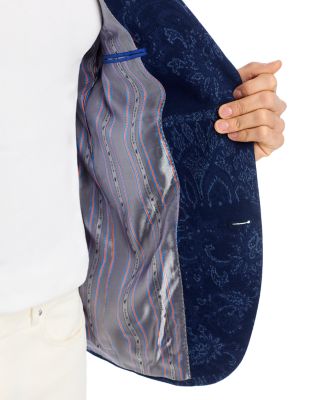 Bandana Print Jersey Sport Coat