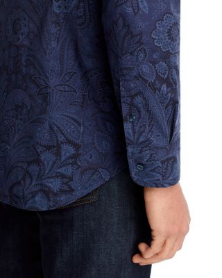 Tonal Paisley Print Shirt