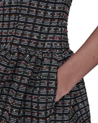 Mini Grid Nubby Dress