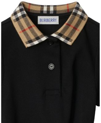 Girls' Check Collar Cotton Polo Shirt Dress - Baby