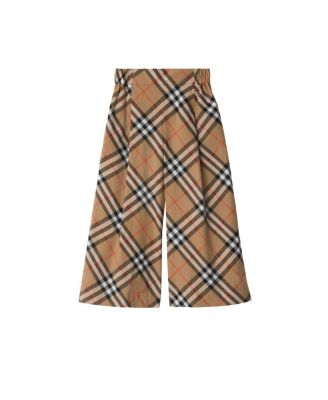 Burberry Girls&#39; Check Cotton Trousers - Baby, Little Kid, Big Kid