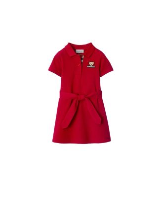 Girls' Cotton Polo Shirt Dress - Baby